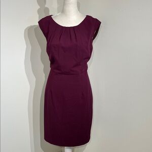 The Limited Deep Purple Mini Dress